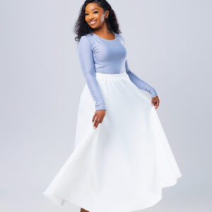 Home Leyla skirt x Sheer blue pearl Top